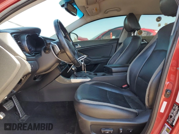 2013 Kia Optima SX with VIN 5XXGR4A65DG241412, listed as a Copart auction lot 57343585 with 178,366 mi miles and Clean title. Bid and sale history available at DreamBid. Image 7.