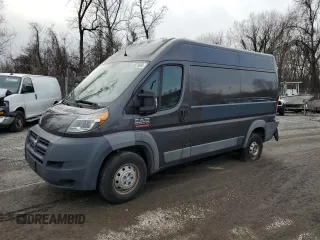 2018 Ram ProMaster Cargo with VIN 3C6TRVCG2JE102652, listed as a Copart auction lot 47505335 with 142,013 mi miles and Salvage Title. Bid and sale history available at DreamBid. Image 1.