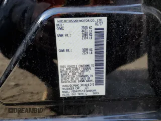 2017 Nissan LEAF SL with VIN 1N4BZ0CP6HC304425, listed as a Copart auction lot 67329052 with 37,315 mi miles. Bid and sale history available at carsss.com. Image 12.
