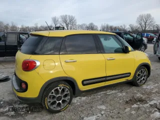 2014 FIAT 500L Trekking with VIN ZFBCFADH5EZ009882, listed as a Copart auction lot 41487155 with 55,122 mi miles and Salvage Title. Bid and sale history available at DreamBid. Image 3.