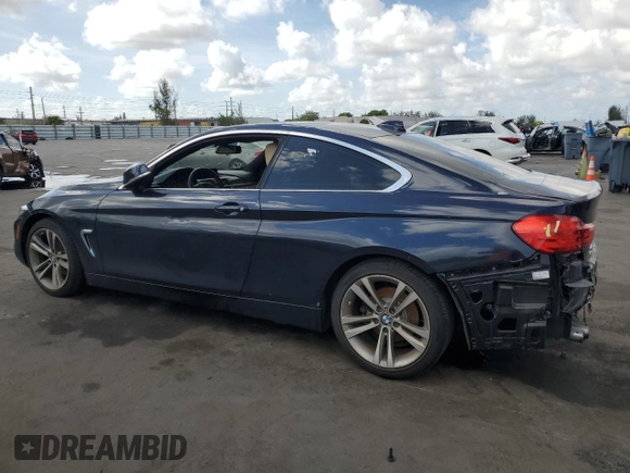 2016 BMW 4 Series 428i with VIN WBA3N7C50GK227232, listed as a Copart auction lot 61255145 with 86,667 mi miles and Salvage title. Bid and sale history available at DreamBid. Image 2.