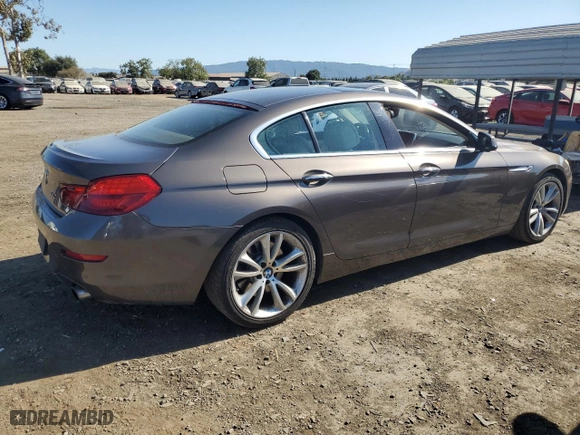 2013 BMW 6 Series 640i with VIN WBA6A0C53DDZ03673, listed as a Copart auction lot 68148144 with 102,703 mi miles and Salvage Title. Bid and sale history available at carsss.com. Image 3.