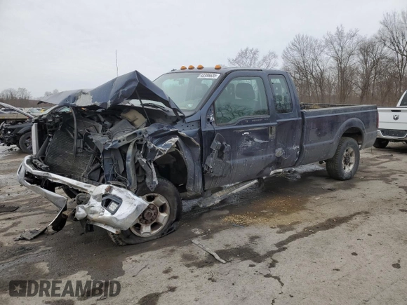 2013 Ford F-250 XL with VIN 1FT7X2B63DEA82726, listed as a Copart auction lot 43386635 with 150,119 mi miles and Salvage Title. Bid and sale history available at DreamBid. Image 1.