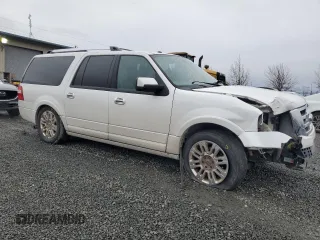 2011 Ford Expedition Max Limited with VIN 1FMJK2A55BEF36481, listed as a Copart auction lot 49547025 with 187,465 mi miles and Salvage title. Bid and sale history available at DreamBid. Image 4.