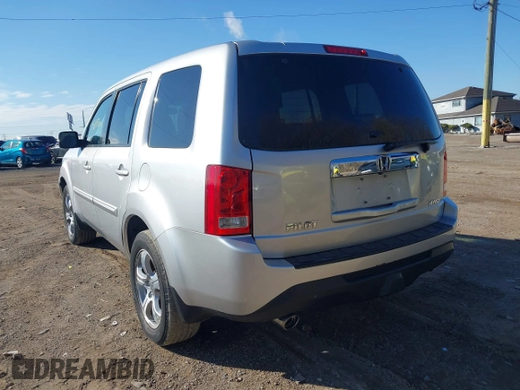 2012 Honda Pilot EX-L with VIN 5FNYF4H52CB029322, listed as a IAAI auction lot 41886279 with 156,436 mi miles and . Bid and sale history available at DreamBid. Image 3.