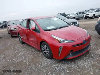 2022 Toyota Prius LE with VIN JTDL9MFU9N3035002, listed as a IAAI auction lot 41512794 with 39,740 mi miles. Bid and sale history available at carsss.com. Image 1.