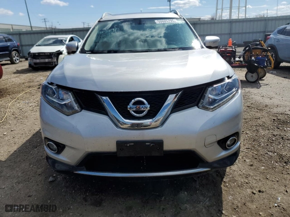 2015 Nissan Rogue SL with VIN 5N1AT2MV8FC803686, listed as a Copart auction lot 50605795 with 126,135 mi miles and Salvage Title. Bid and sale history available at carsss.com. Image 5.