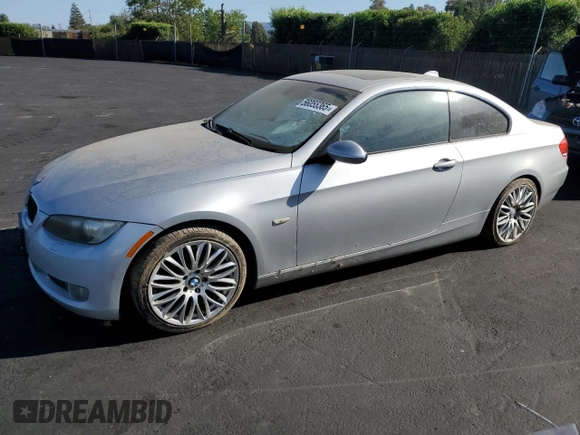 2009 BMW 3 Series 328i with VIN WBAWV135X9P121984, listed as a Copart auction lot 56055365 with Not Provided miles and Salvage Title. Bid and sale history available at DreamBid. Image 1.