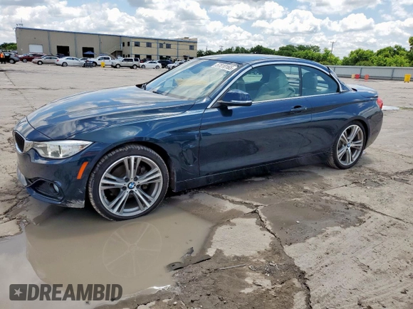 2017 BMW 4 Series 430i z VIN WBA4U7C37H5H20043, wystawiony jako Copart lot #57810165 z przebiegiem 63 419 mil mil oraz Szkoda całkowita • Salvage title. Historia ofert i sprzedaży dostępna na DreamBid. Obrazek 1.
