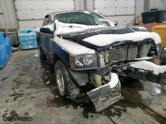 2006 Dodge Dakota SLT with VIN 1D7HW48N06S510568, listed as a Copart auction lot 43756295 with 0 mi miles and Salvage Title. Bid and sale history available at carsss.com. Image 10.
