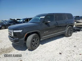 2024 Rivian R1S Adventure with VIN 7PDSGCBA4RN044958, listed as a Copart auction lot 49697345 with 17,762 mi miles and Salvage Title. Bid and sale history available at carsss.com. Image 1.