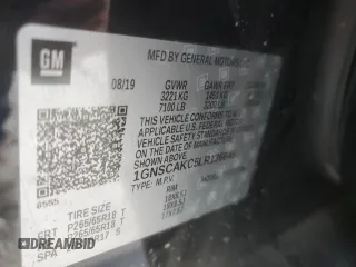 2020 Chevrolet Tahoe LS with VIN 1GNSCAKC5LR136645, listed as a Copart auction lot 47292855 with 86,359 mi miles and Salvage title. Bid and sale history available at DreamBid. Image 16.