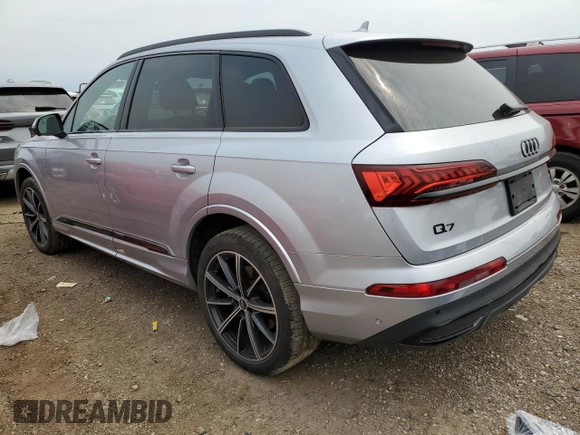 2022 Audi Q7 Premium Plus with VIN WA1LXBF71ND006313, listed as a Copart auction lot 58564665 with 35,938 mi miles and Salvage title. Bid and sale history available at DreamBid. Image 2.