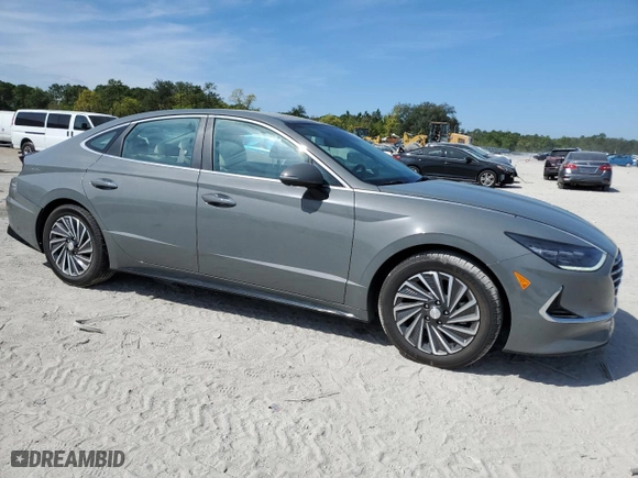 2023 Hyundai Sonata Hybrid Limited with VIN KMHL54JJXPA058453, listed as a Copart auction lot 50050105 with 47,451 mi miles and Salvage Title. Bid and sale history available at carsss.com. Image 4.