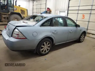2008 Ford Taurus SEL with VIN 1FAHP24W38G130517, listed as a Copart auction lot 53086395 with 128,777 mi miles and Salvage Title. Bid and sale history available at carsss.com. Image 3.