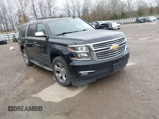 2015 Chevrolet Suburban LTZ with VIN 1GNSKKKC3FR627793, listed as a IAAI auction lot 41849170 with 201,135 mi miles. Bid and sale history available at carsss.com. Image 1.