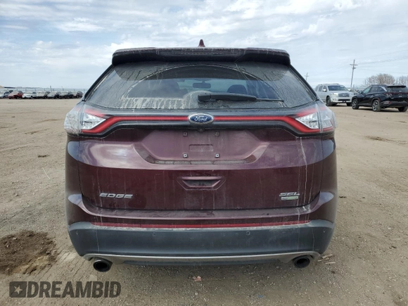 2018 Ford Edge SEL with VIN 2FMPK3J98JBB73476, listed as a Copart auction lot 50545465 with 114,815 mi miles and Salvage Title. Bid and sale history available at carsss.com. Image 6.