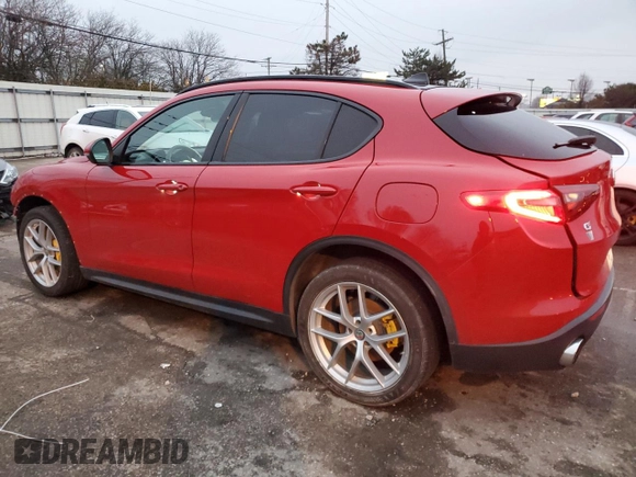2019 Alfa Romeo Stelvio Ti Lusso z VIN ZASPAKBN8K7C30855, wystawiony jako Copart lot #85011394 z przebiegiem 65 100 mil mil oraz Szkoda całkowita • Salvage title. Historia ofert i sprzedaży dostępna na DreamBid. Obrazek 2.