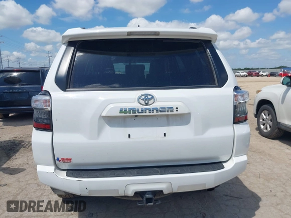 2023 Toyota 4Runner SR5 with VIN JTEMU5JR0P6128872, listed as a IAAI auction lot 42596185 with 47,867 mi miles and . Bid and sale history available at DreamBid. Image 16.