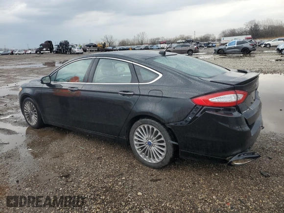 2013 Ford Fusion Titanium with VIN 3FA6P0K95DR117344, listed as a Copart auction lot 50995245 with 96,631 mi miles and Salvage Title. Bid and sale history available at carsss.com. Image 2.