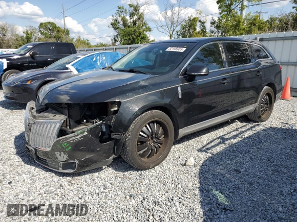 2010 Lincoln MKT EcoBoost with VIN 2LMHJ5AT1ABJ24705, listed as a Copart auction lot 52198905 with 58,288 mi miles and Salvage Title. Bid and sale history available at DreamBid. Image 1.
