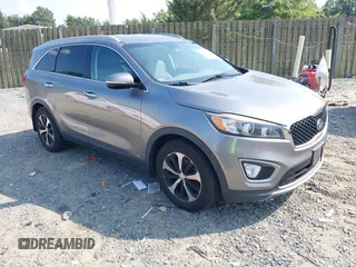 2016 Kia Sorento EX with VIN 5XYPHDA54GG163134, listed as a IAAI auction lot 42797501 with 128,490 mi miles and . Bid and sale history available at DreamBid. Image 1.