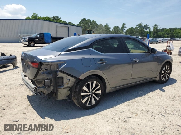 2021 Nissan Sentra SV with VIN 3N1AB8CV6MY326307, listed as a Copart auction lot 61548615 with 79,216 mi miles and Salvage title. Bid and sale history available at DreamBid. Image 3.