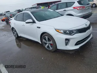 2018 Kia Optima SX with VIN 5XXGW4L2XJG247253, listed as a IAAI auction lot 42236935 with 40,737 mi miles and . Bid and sale history available at DreamBid. Image 1.
