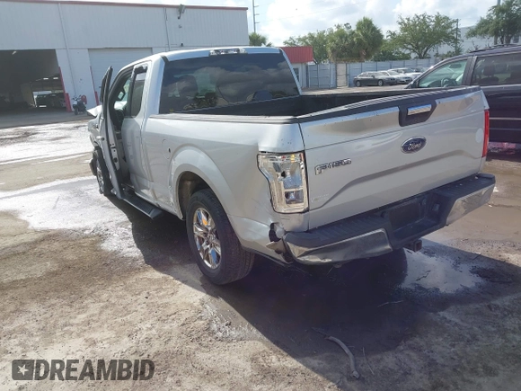 2015 Ford F-150 XL with VIN 1FTEX1CP1FKE81373, listed as a IAAI auction lot 42176024 with 186,808 mi miles. Bid and sale history available at carsss.com. Image 3.