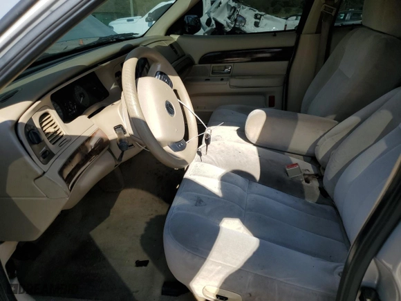 2007 Mercury Grand Marquis GS with VIN 2MEFM74V57X603310, listed as a Copart auction lot 70229064 with 119,536 mi miles and Salvage Title. Bid and sale history available at carsss.com. Image 7.