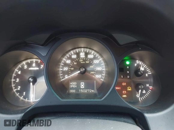 2008 Lexus GS 350 with VIN JTHBE96S980039722, listed as a IAAI auction lot 41568219 with 150,272 mi miles and . Bid and sale history available at DreamBid. Image 7.
