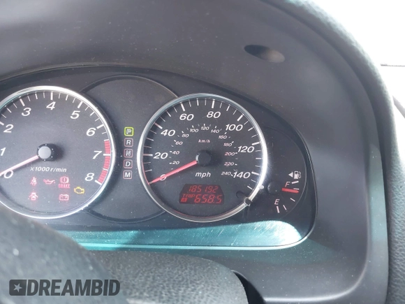 2008 Mazda 6 i Sport VE with VIN 1YVHP80C085M25427, listed as a IAAI auction lot 41991473 with 185,192 mi miles. Bid and sale history available at carsss.com. Image 15.