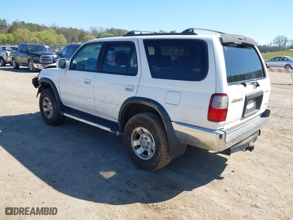1999 Toyota 4Runner SR5 with VIN JT3HN86R5X0207829, listed as a IAAI auction lot 41875252 with 279,789 mi miles. Bid and sale history available at carsss.com. Image 3.