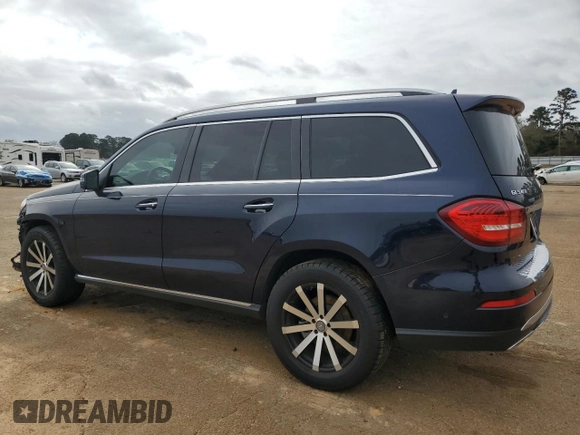 2017 Mercedes-Benz GLS 450 with VIN 4JGDF6EE6HA866956, listed as a Copart auction lot 47893135 with 86,817 mi miles and Salvage title. Bid and sale history available at DreamBid. Image 2.