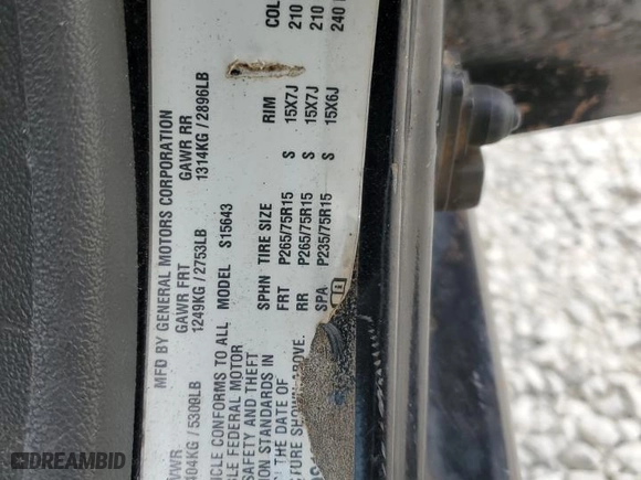 2005 Chevrolet Colorado 1SE LS Z71 with VIN 1GCDS136058154685, listed as a Copart auction lot 79144894 with 112,108 mi miles and Salvage Title. Bid and sale history available at carsss.com. Image 14.