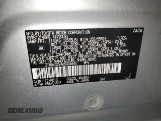 2006 Toyota RAV4 Sport с VIN JTMBK32V465006845, выставлен на аукционе Copart как лот 85566734 с пробегом 163 614 миль миль и Чистый • Clean title. История ставок и продаж доступна на DreamBid. Изображение 13.