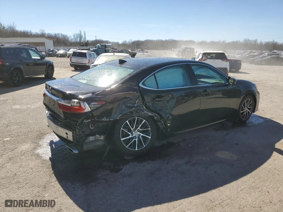 2017 Lexus ES with VIN 58ABK1GG5HU076155, listed as a Copart auction lot 47296605 with 71,820 mi miles and Salvage Title. Bid and sale history available at carsss.com. Image 3.