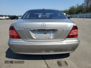 2004 Mercedes-Benz S-Class with VIN WDBNG75J24A412348, listed as a Copart auction lot 65396214 with 0 mi miles and Clean Title. Bid and sale history available at carsss.com. Image 6.