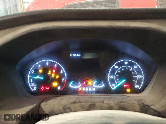 2023 Ford Transit Cargo with VIN 1FTBR1Y8XPKA49705, listed as a Copart auction lot 50873805 with 31,134 mi miles and Salvage Title. Bid and sale history available at carsss.com. Image 9.
