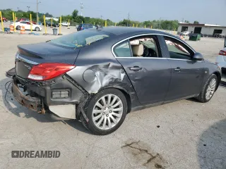2011 Buick Regal CXL RL1 with VIN W04GN5EC2B1004266, listed as a Copart auction lot 60624725 with 139,906 mi miles and Salvage title. Bid and sale history available at DreamBid. Image 3.