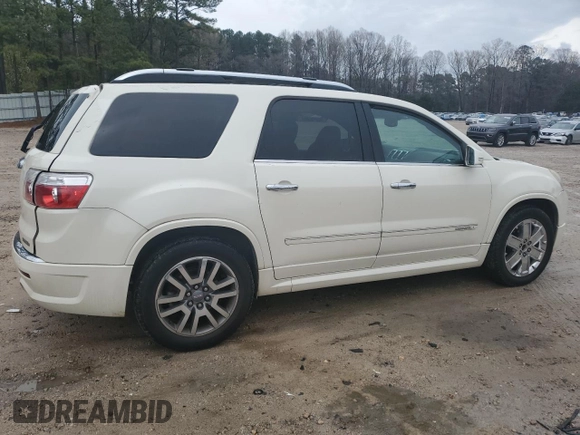 2011 GMC Acadia Denali with VIN 1GKKVTED7BJ289399, listed as a Copart auction lot 50587245 with 137,075 mi miles and Clean Title. Bid and sale history available at carsss.com. Image 3.