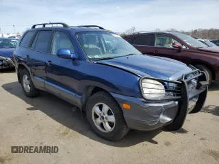 2006 Hyundai Santa Fe GLS with VIN KM8SC73D36U089535, listed as a Copart auction lot 47347174 with 71,203 mi miles and Salvage Title. Bid and sale history available at carsss.com. Image 4.