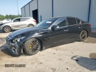2019 Infiniti Q50 Luxe с VIN JN1EV7AP8KM514835, выставлен на аукционе Copart как лот 57159285 с пробегом 69 731 миль миль и Списание • Salvage title. История ставок и продаж доступна на DreamBid. Изображение 1.