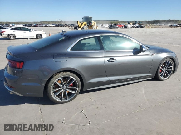 2019 Audi S5 Prestige z VIN WAUR4AF54KA004924, wystawiony jako Copart lot #80794694 z przebiegiem 44 122 mil mil oraz Szkoda całkowita • Salvage title. Historia ofert i sprzedaży dostępna na DreamBid. Obrazek 3.