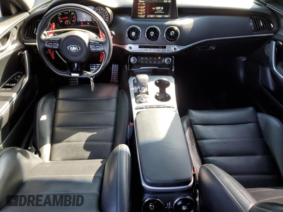 2020 Kia Stinger GT2 with VIN KNAE55LC7L6071883, listed as a Copart auction lot 52684825 with 23,714 mi miles and Non Repairable. Bid and sale history available at carsss.com. Image 8.