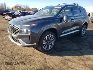 2023 Hyundai Santa Fe Calligraphy with VIN 5NMS5DAL6PH619450, listed as a Copart auction lot 46911575 with 15,164 mi miles and Salvage Title. Bid and sale history available at carsss.com. Image 1.