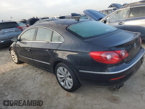 2010 Volkswagen CC Sport with VIN WVWNN7AN0AE563340, listed as a Copart auction lot 75915254 with 0 mi miles and Salvage Title. Bid and sale history available at carsss.com. Image 2.