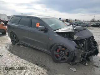 2018 Dodge Durango SRT with VIN 1C4SDJGJ5JC498181, listed as a Copart auction lot 46237655 with Not Provided miles and Salvage Title. Bid and sale history available at DreamBid. Image 4.