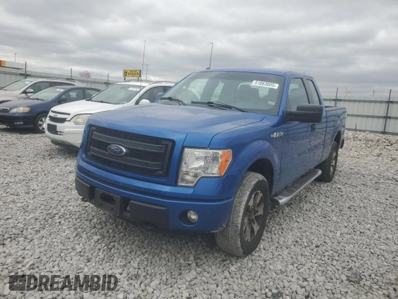 2013 Ford F-150 XL with VIN 1FTFX1EF1DFB09577, listed as a Copart auction lot 51063005 with 197,289 mi miles and Salvage title. Bid and sale history available at DreamBid. Image 1.
