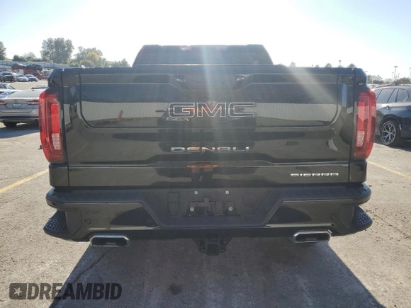 2022 GMC Sierra 1500 Limited Denali with VIN 3GTU9FELXNG146700, listed as a Copart auction lot 77388844 with 76,747 mi miles and Salvage Title. Bid and sale history available at carsss.com. Image 6.
